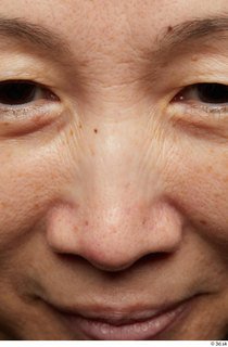 HD Face skin references Kawata Kayoko eyebrow nose skin pores…